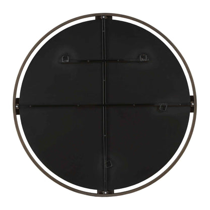 CORNELIA BLACK ROUND MIRROR