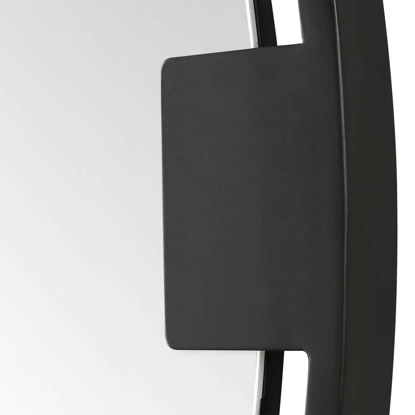 CORNELIA BLACK ROUND MIRROR