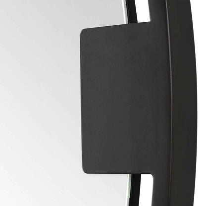 CORNELIA BLACK ROUND MIRROR