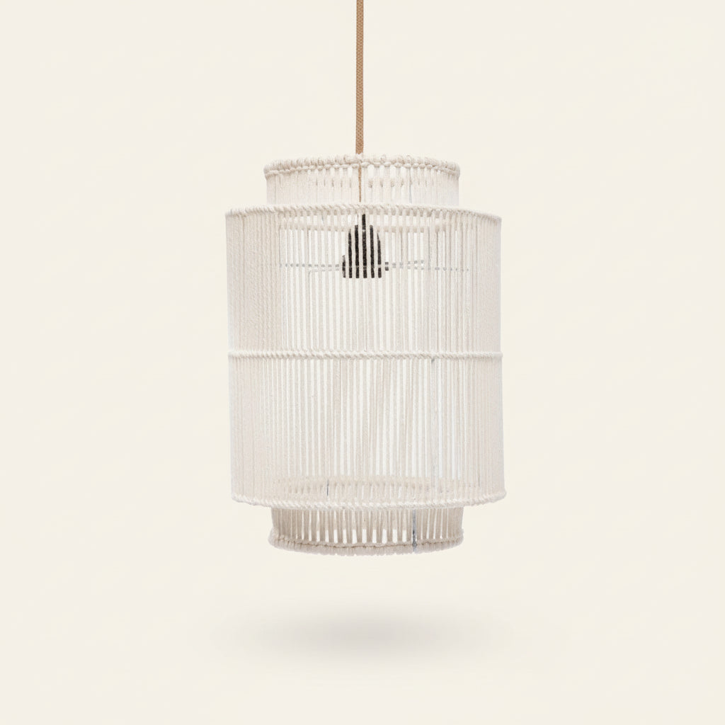 COTTON PENDANT SHADE | WHITE
