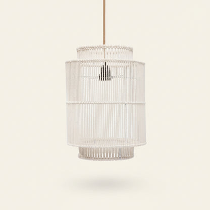 COTTON PENDANT SHADE | WHITE