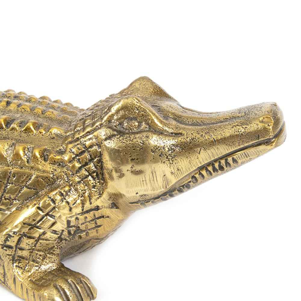 CROCO BOOK STANDS | BRASS