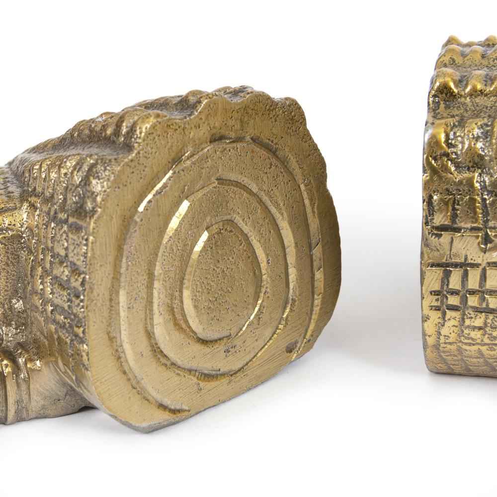 CROCO BOOK STANDS | BRASS