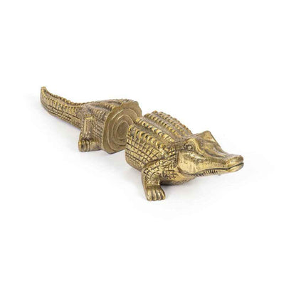 CROCO BOOK STANDS | BRASS
