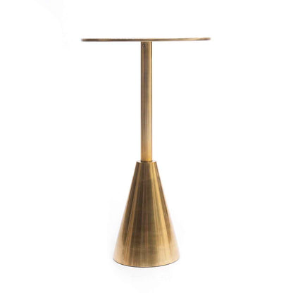 CROCO SIDE TABLE | BRASS