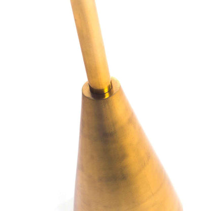 CROCO SIDE TABLE | BRASS