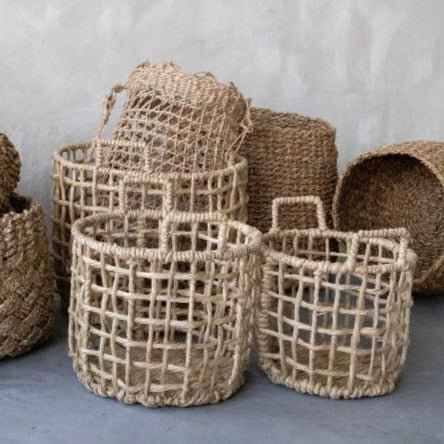 CUA DAI BASKETS | NATURAL SEAGRASS | SET OF 3
