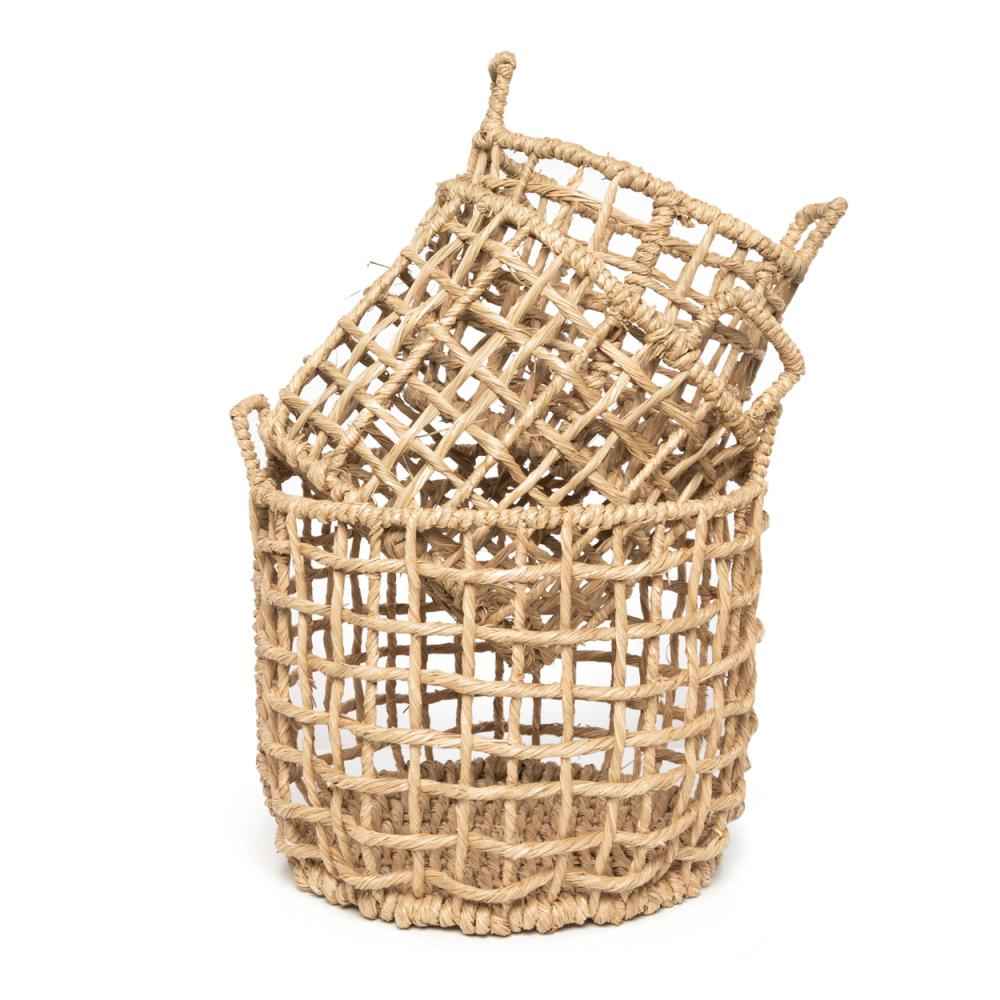 CUA DAI BASKETS | NATURAL SEAGRASS | SET OF 3