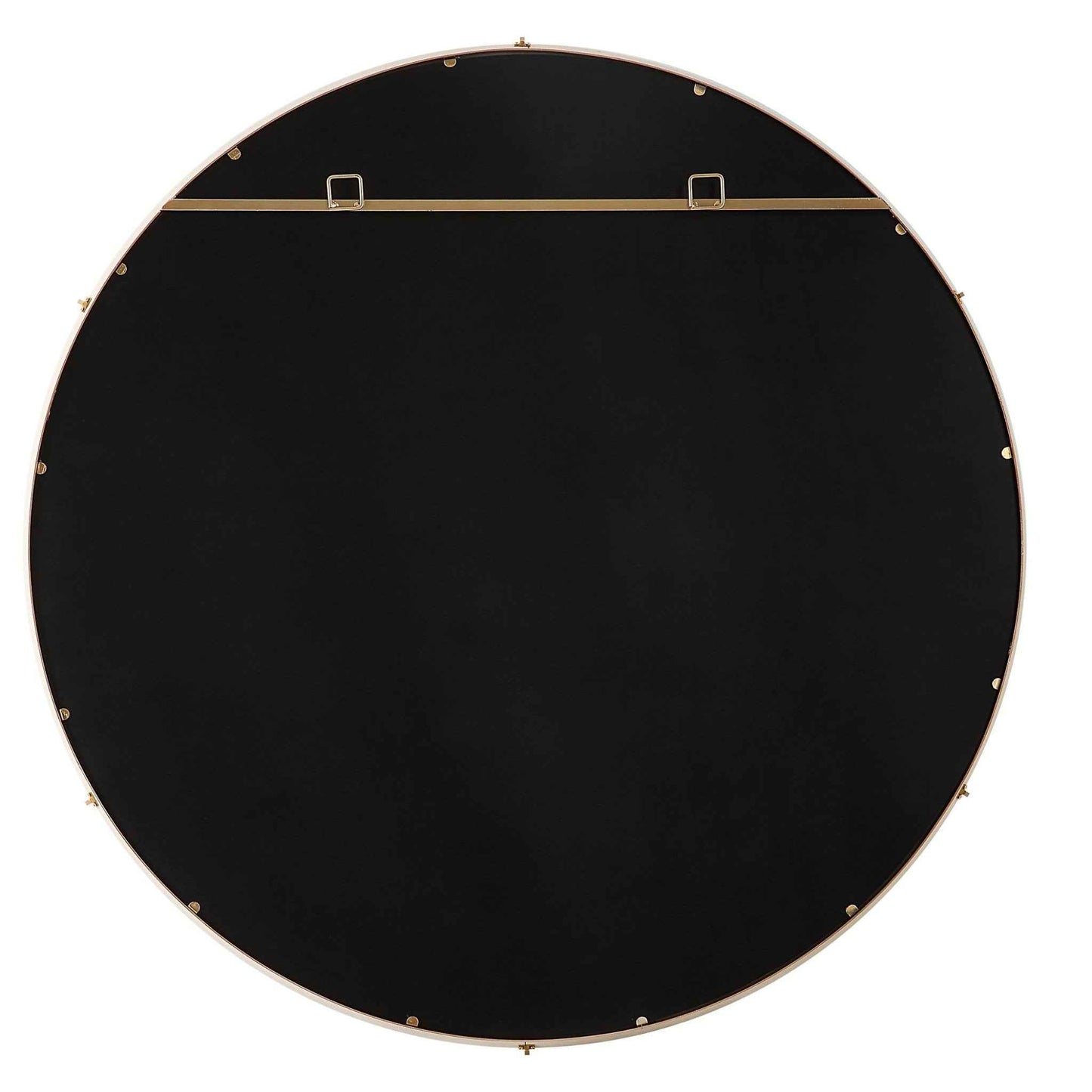 CYPRUS WHITE SHAGREEN ROUND MIRROR