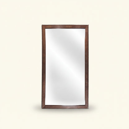 Kadek Carved Teak Floor Mirror XL