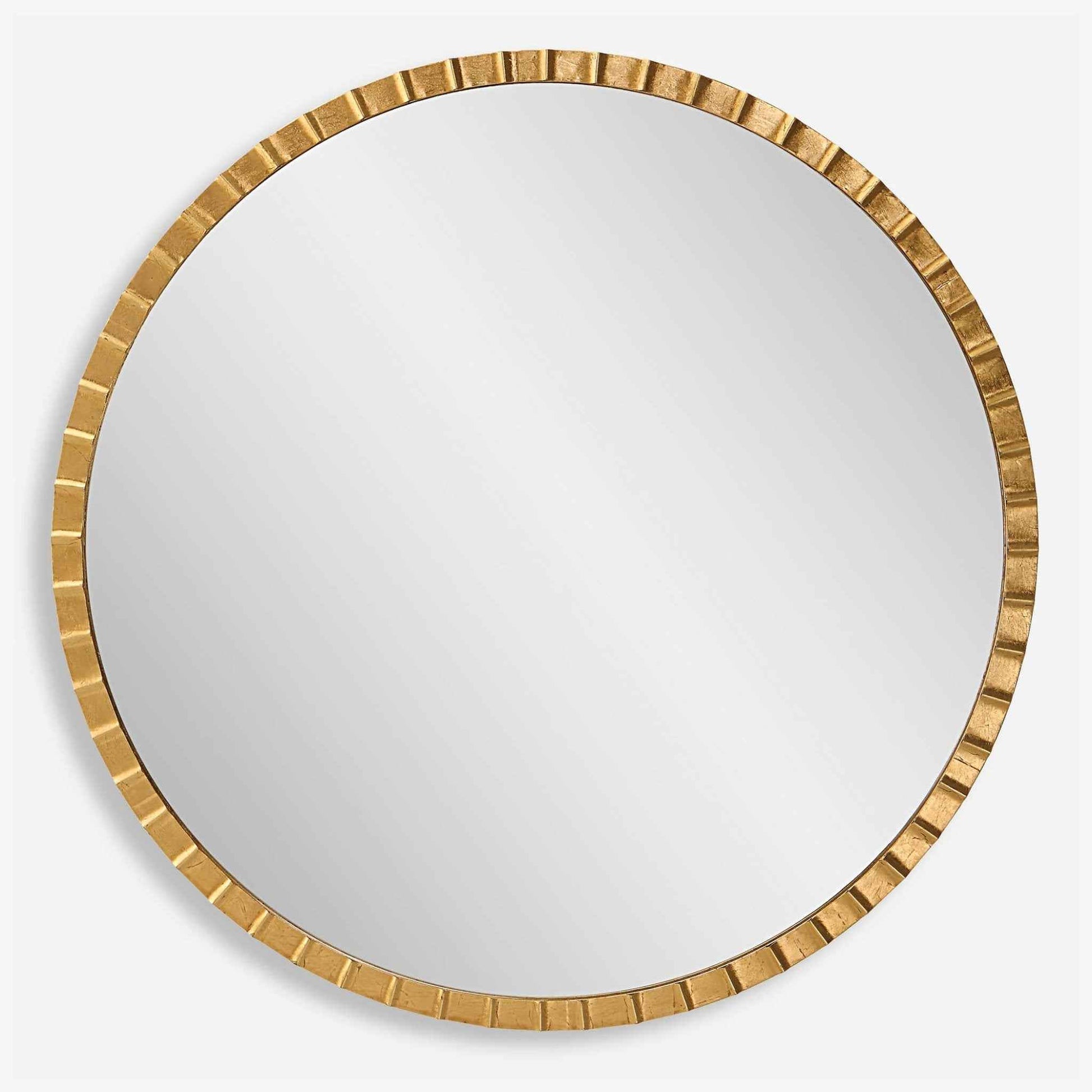 DANDRIDGE ROUND MIRROR GOLD