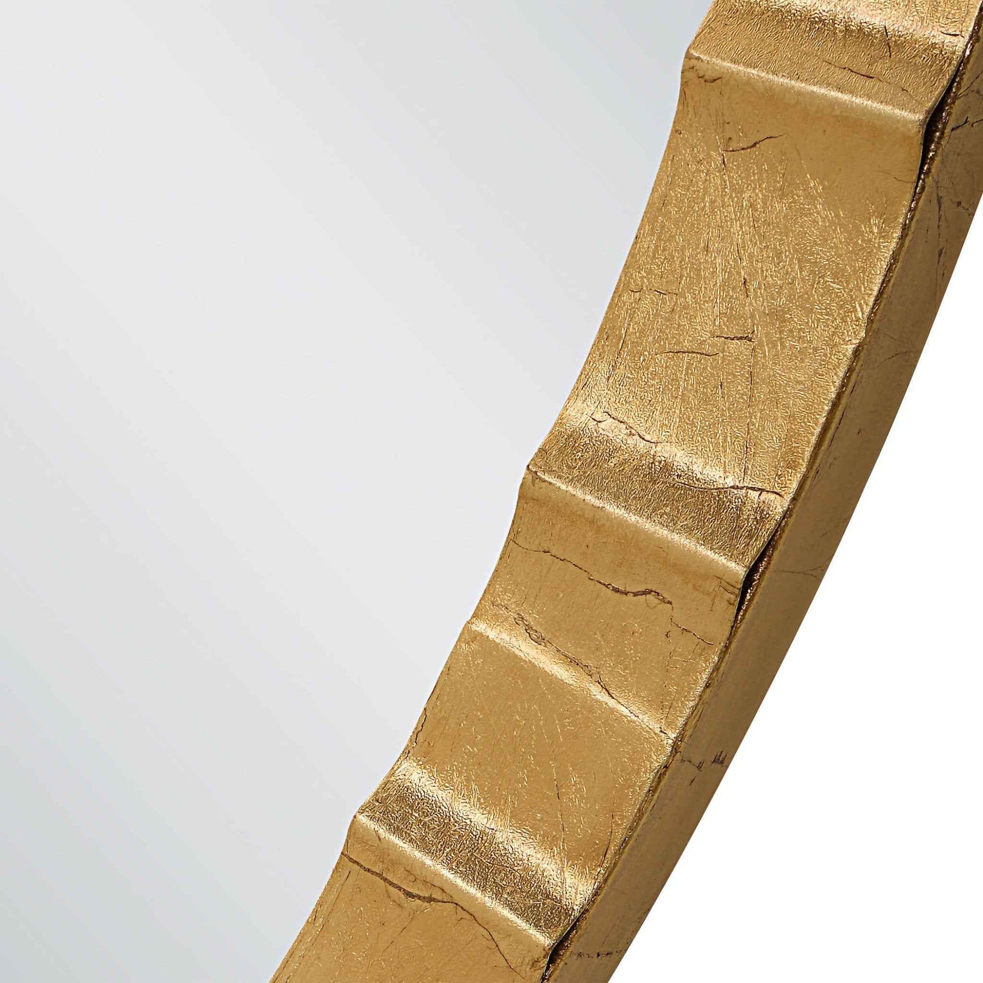 DANDRIDGE ROUND MIRROR GOLD