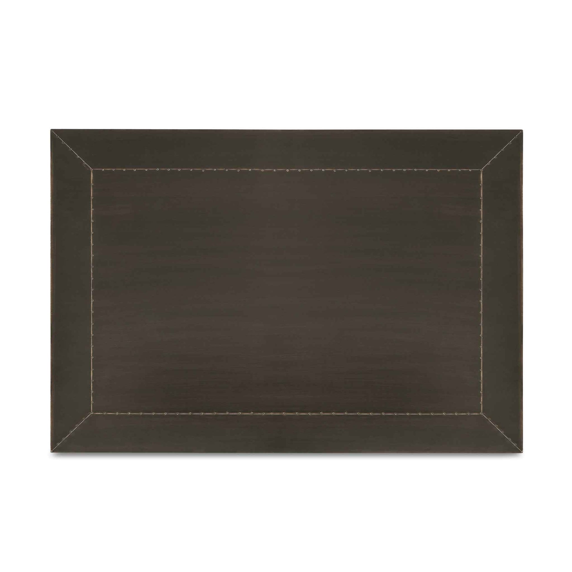 DARK BRONZE METAL CLAD NIGHTSTAND