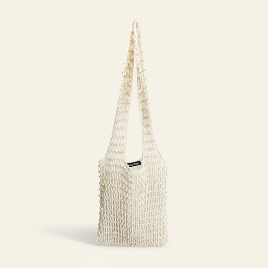 DAY IN DAY OUT SHOULDER BAG | FAIR TRADE | WHITE