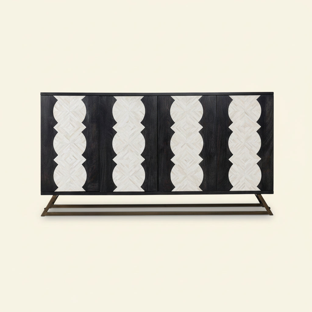 Commerce And Market - Moroccan Modern Credenza - Black