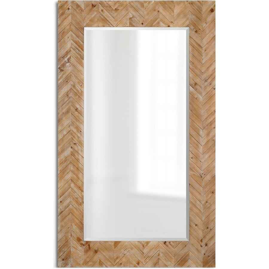 DEMETRIA OVERSIZED WOODEN MIRROR