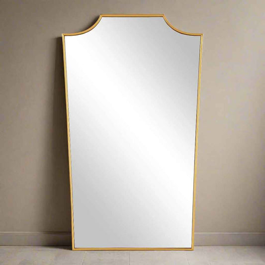 DEMURE ANTIQUE GOLD VANITY MIRROR