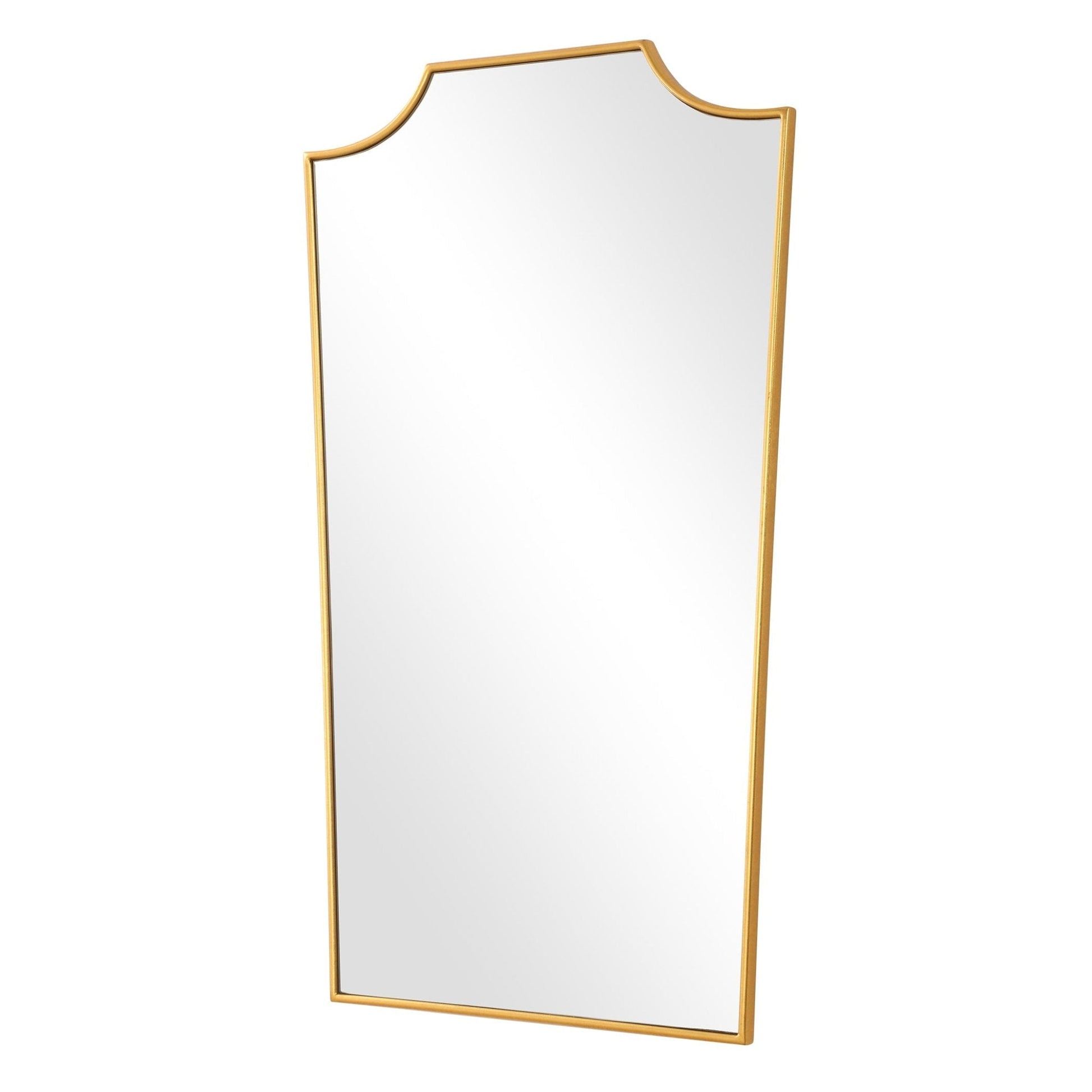DEMURE ANTIQUE GOLD VANITY MIRROR