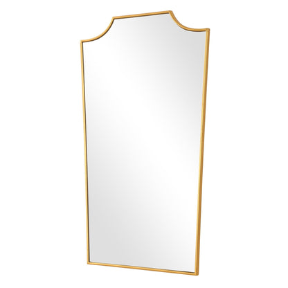 DEMURE ANTIQUE GOLD VANITY MIRROR