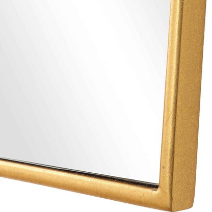 DEMURE ANTIQUE GOLD VANITY MIRROR