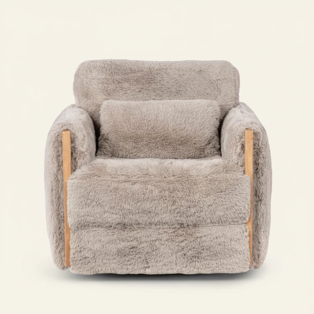 DION SHEARLING SWIVEL CHAIR