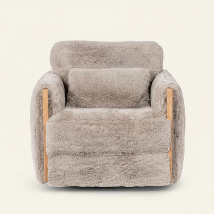 DION SHEARLING SWIVEL CHAIR