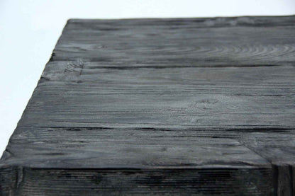 DOVE TAIL SIDE TABLE / RUSTIC BLACK ELM