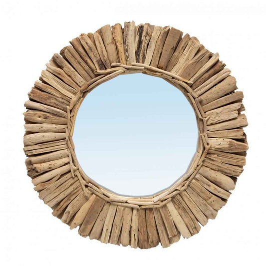 DRIFTWOOD ROUND MIRROR | NATURAL