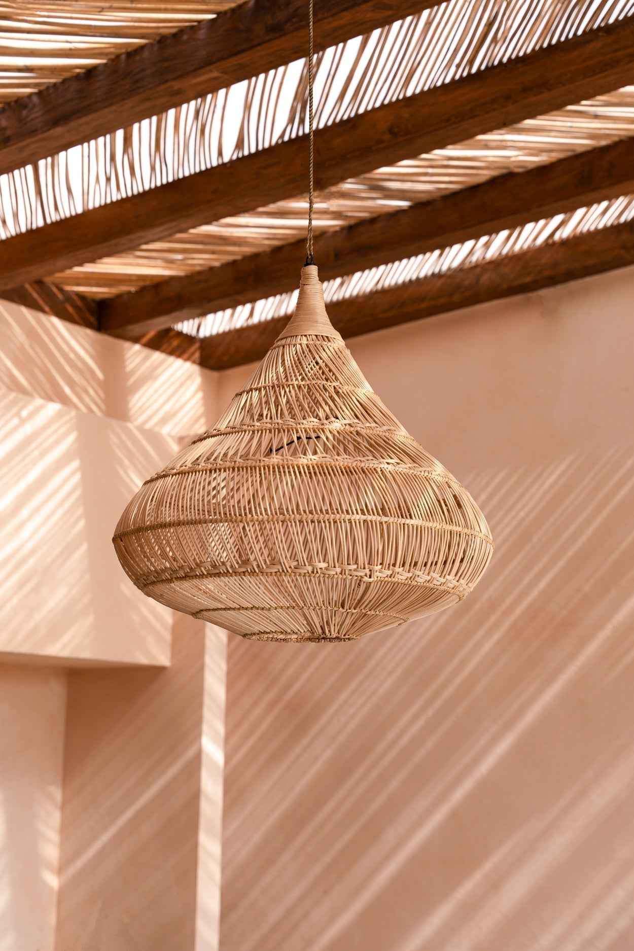 DROP PENDANT SHADE | NATURAL | LARGE