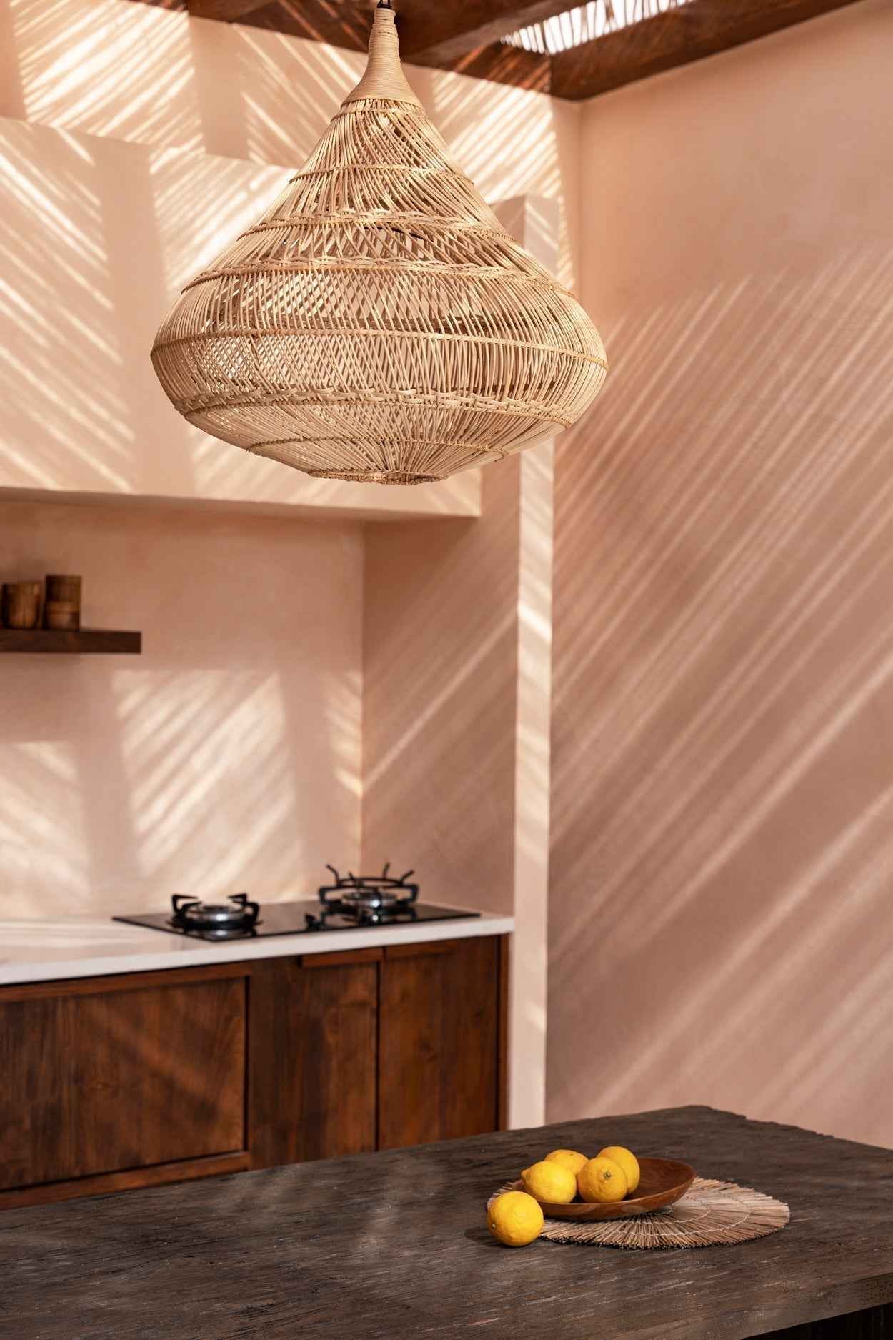 DROP PENDANT SHADE | NATURAL | LARGE