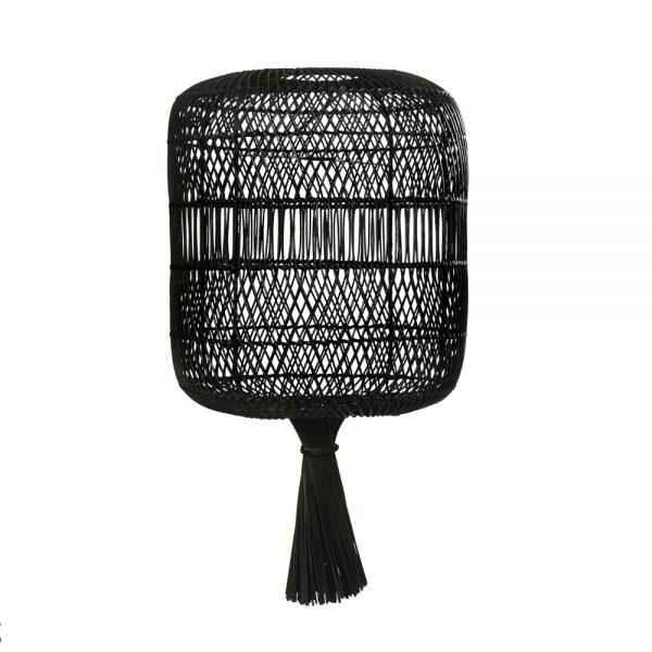 DUMPLING LAMP SHADE | FLOOR OR PENDANT | BLACK