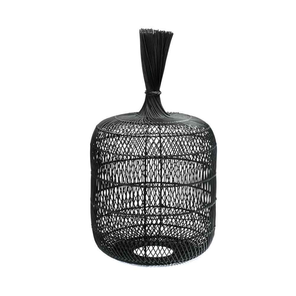 DUMPLING LAMP SHADE | FLOOR OR PENDANT | BLACK