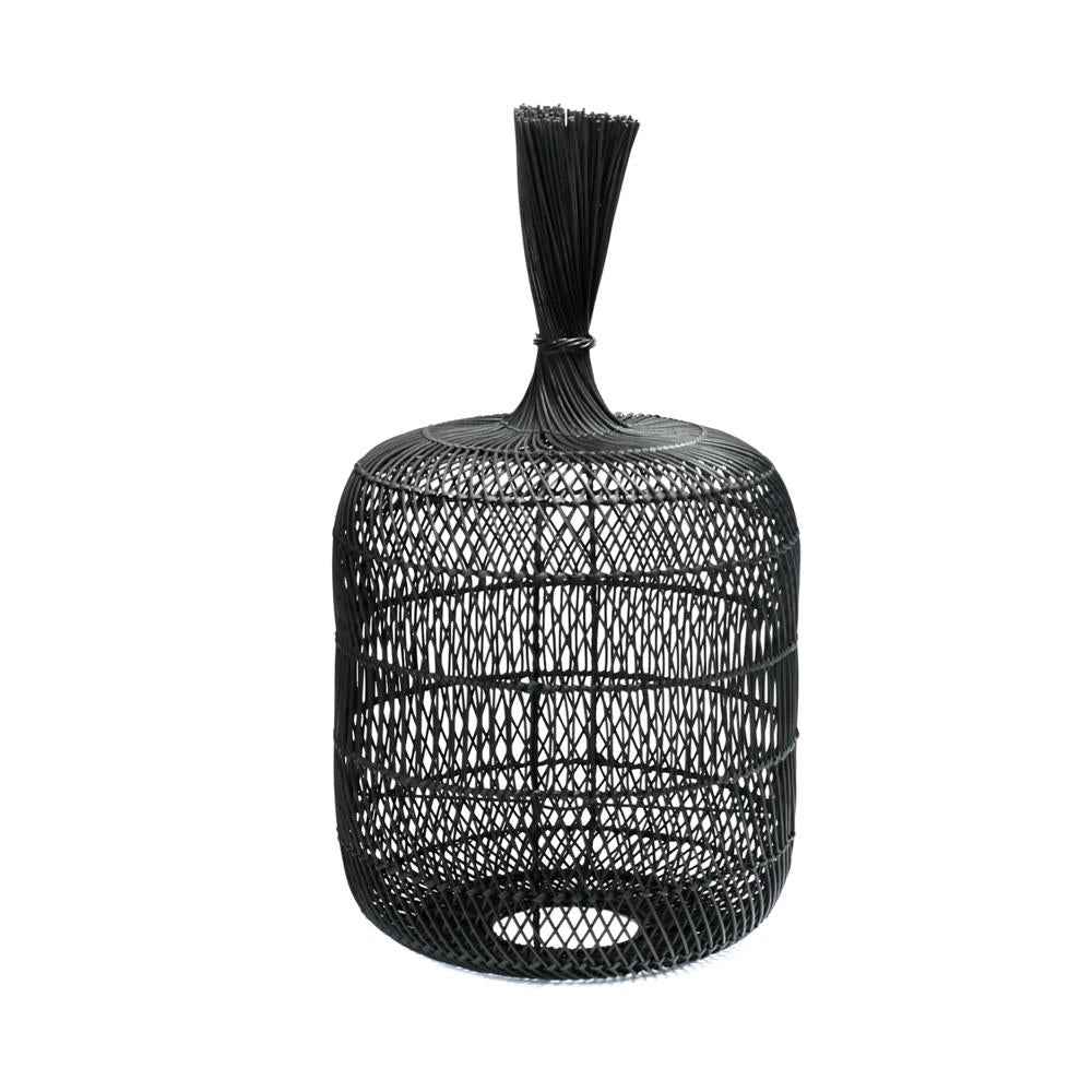 DUMPLING LAMP SHADE | FLOOR OR PENDANT | BLACK