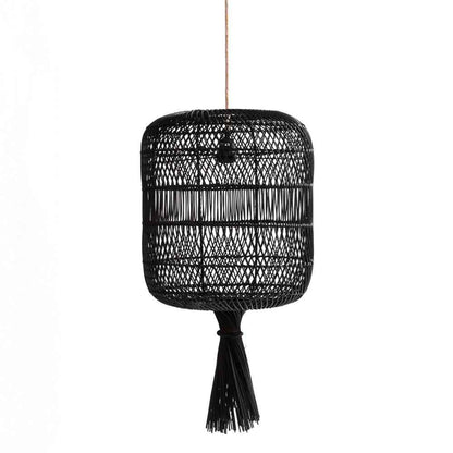 DUMPLING LAMP SHADE | FLOOR OR PENDANT | BLACK