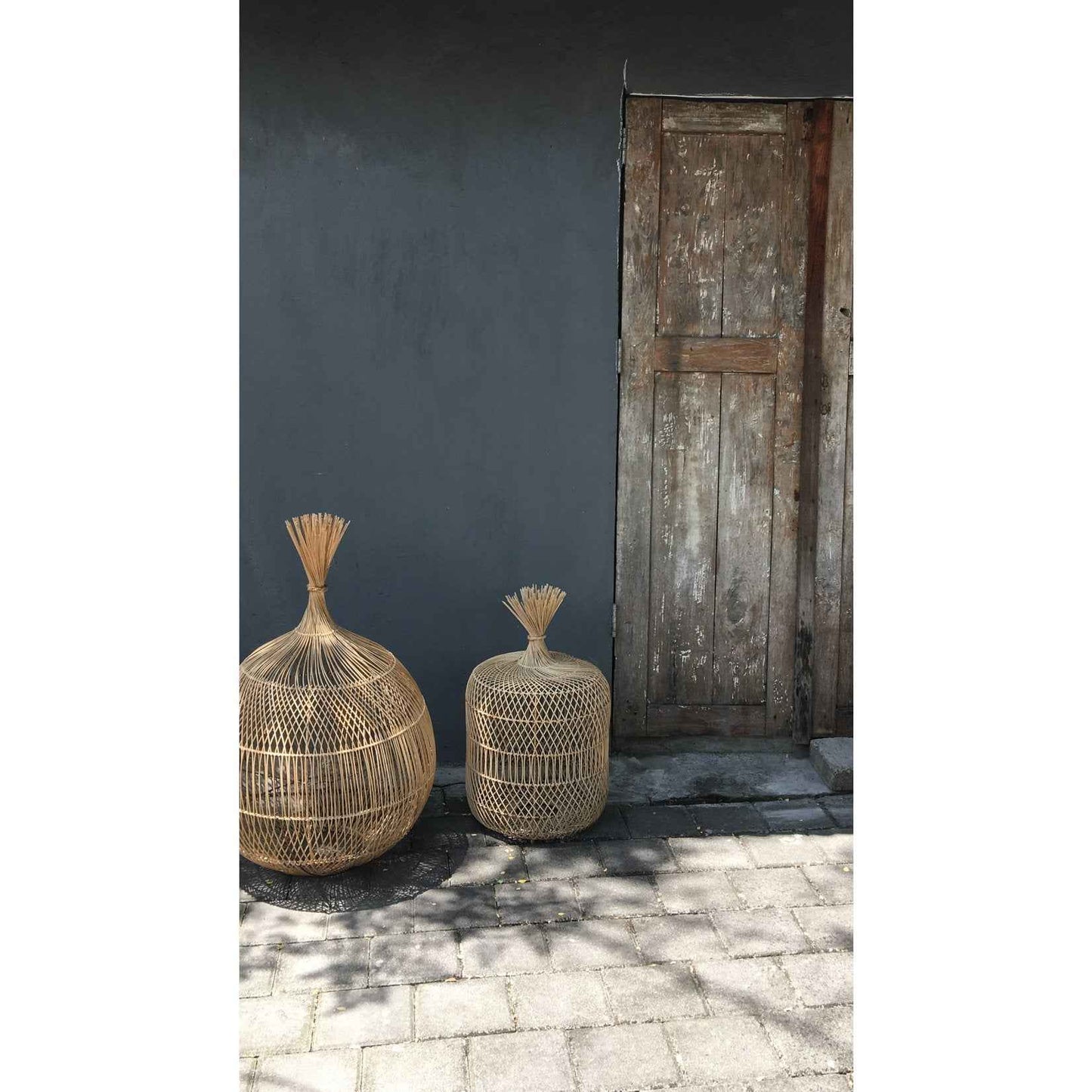DUMPLING LAMP SHADE | FLOOR OR PENDANT | NATURAL