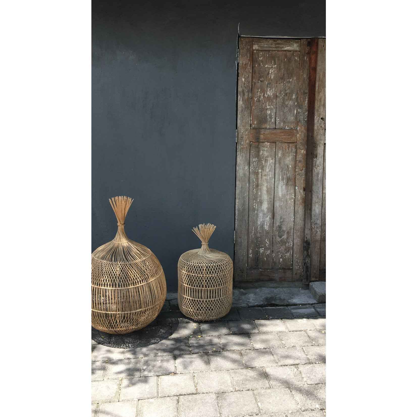 DUMPLING LAMP SHADE | FLOOR OR PENDANT | NATURAL