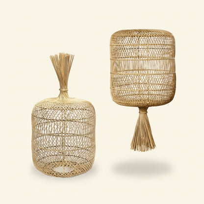 DUMPLING LAMP SHADE | FLOOR OR PENDANT | NATURAL