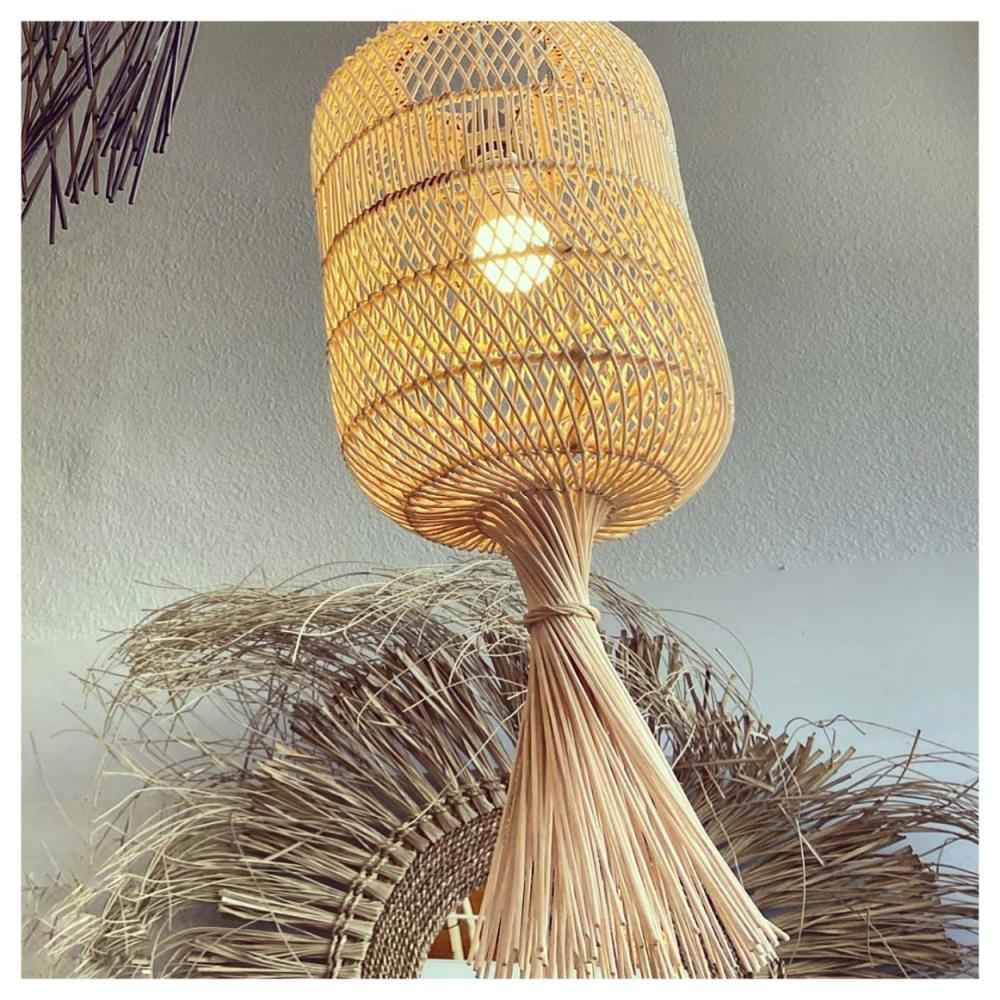 DUMPLING LAMP SHADE | FLOOR OR PENDANT | NATURAL