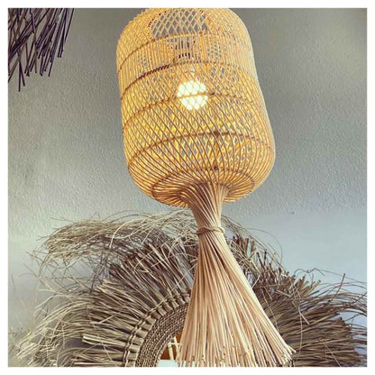 DUMPLING LAMP SHADE | FLOOR OR PENDANT | NATURAL