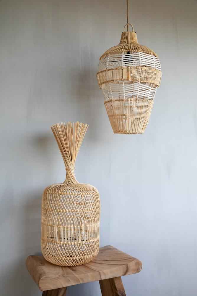 DUMPLING LAMP SHADE | FLOOR OR PENDANT | NATURAL
