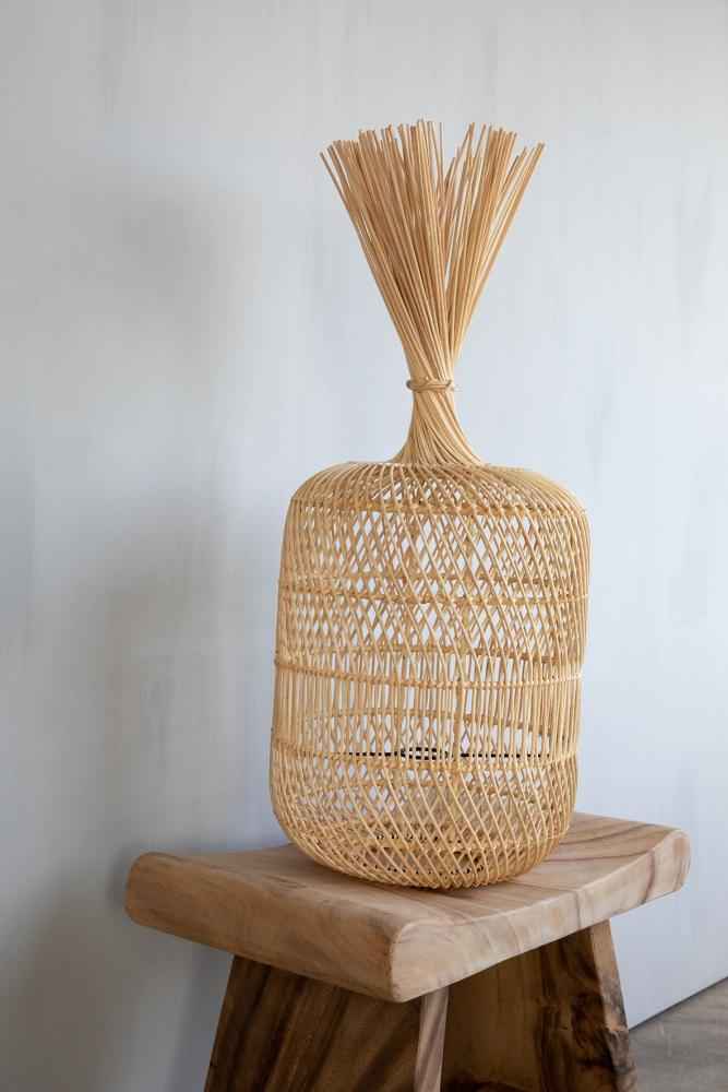 DUMPLING LAMP SHADE | FLOOR OR PENDANT | NATURAL