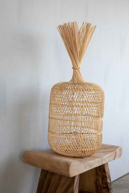 DUMPLING LAMP SHADE | FLOOR OR PENDANT | NATURAL