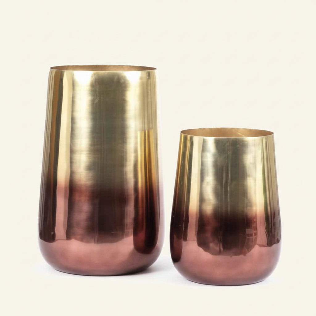 DUO TONE PLANTER | BRASS | 2 SIZES
