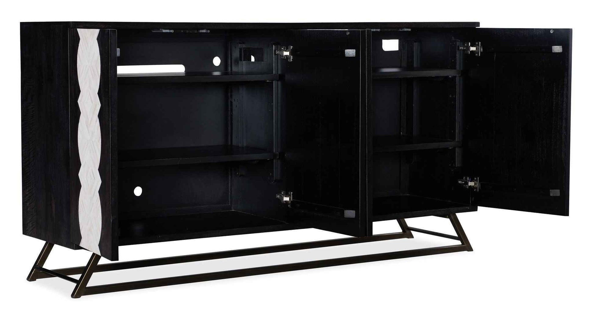 Commerce And Market - Moroccan Modern Credenza - Black