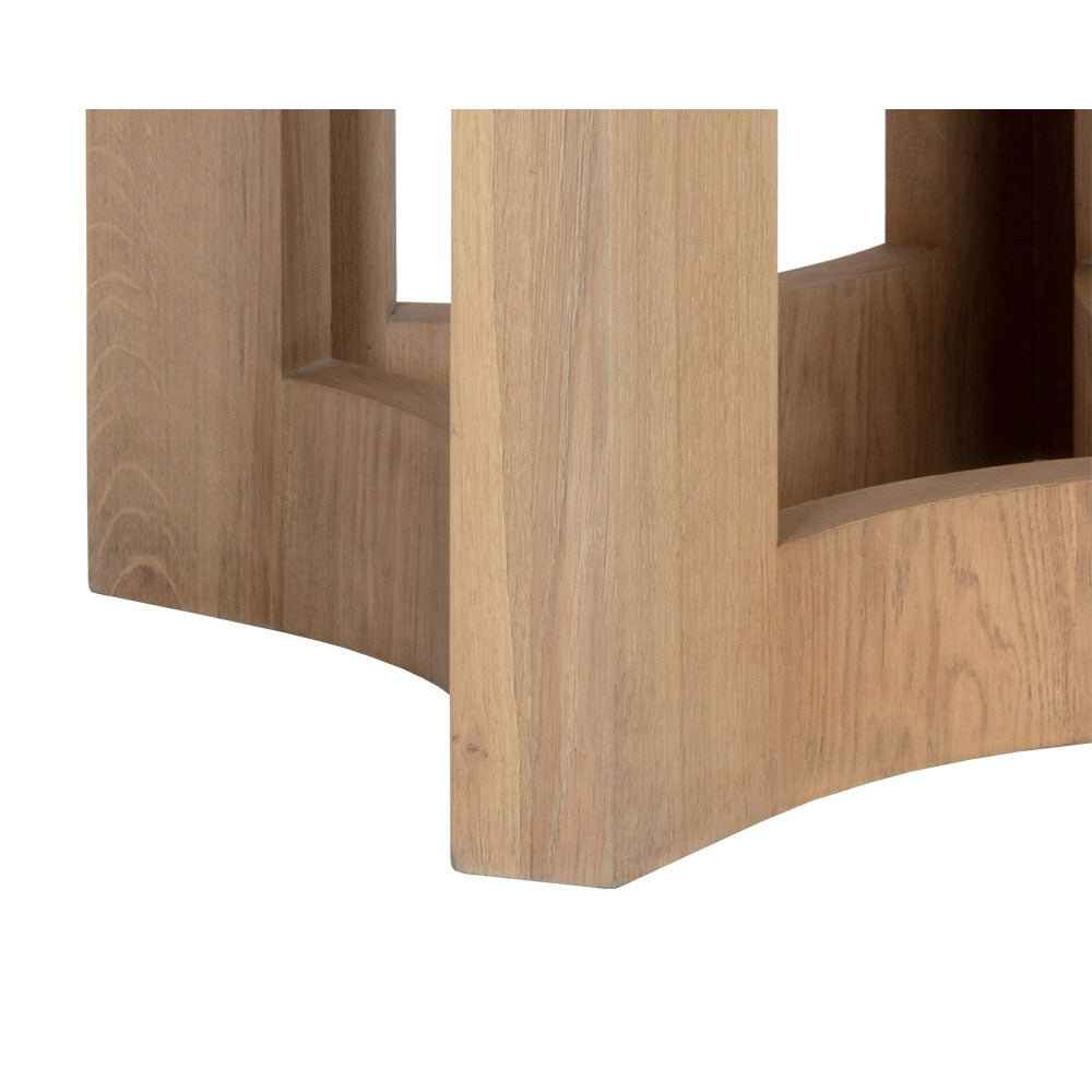 ELMA 60"RD NATURAL OAK DINING TABLE