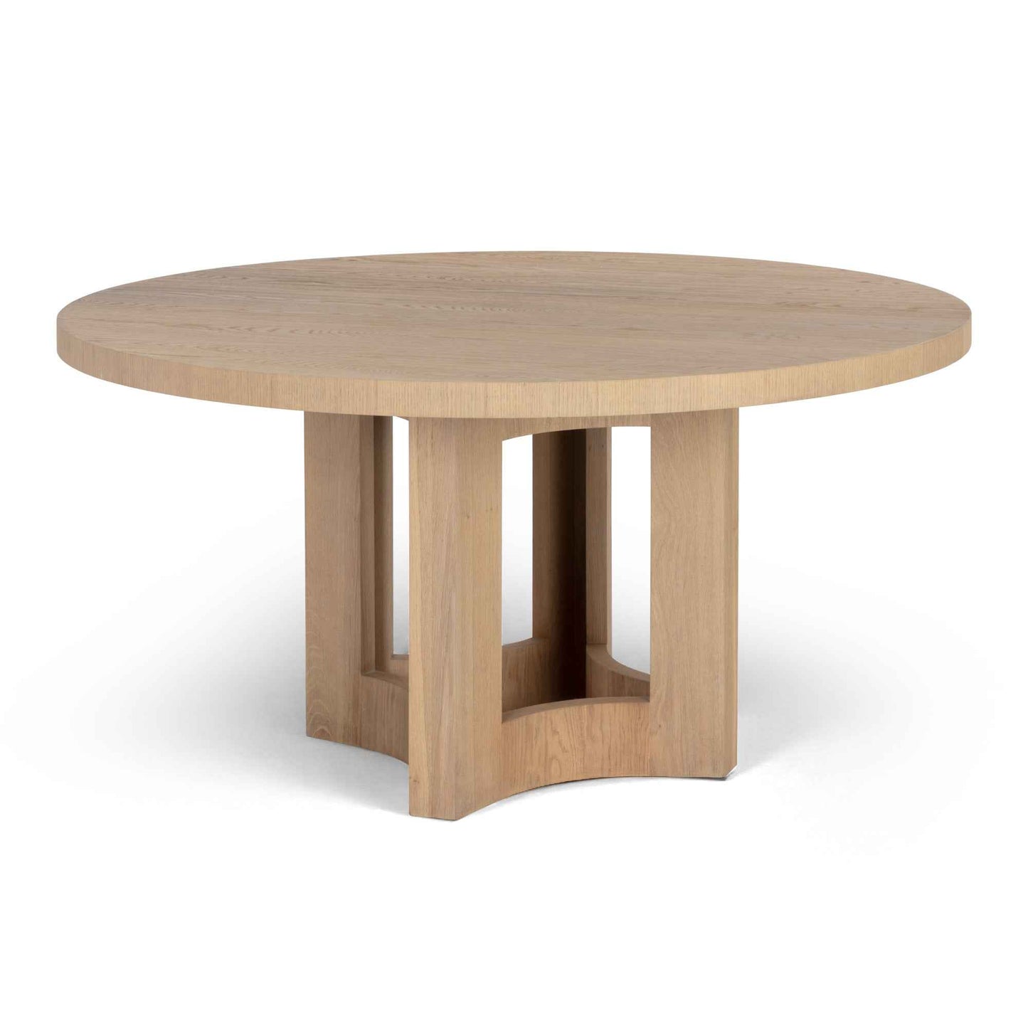 ELMA 60"RD NATURAL OAK DINING TABLE