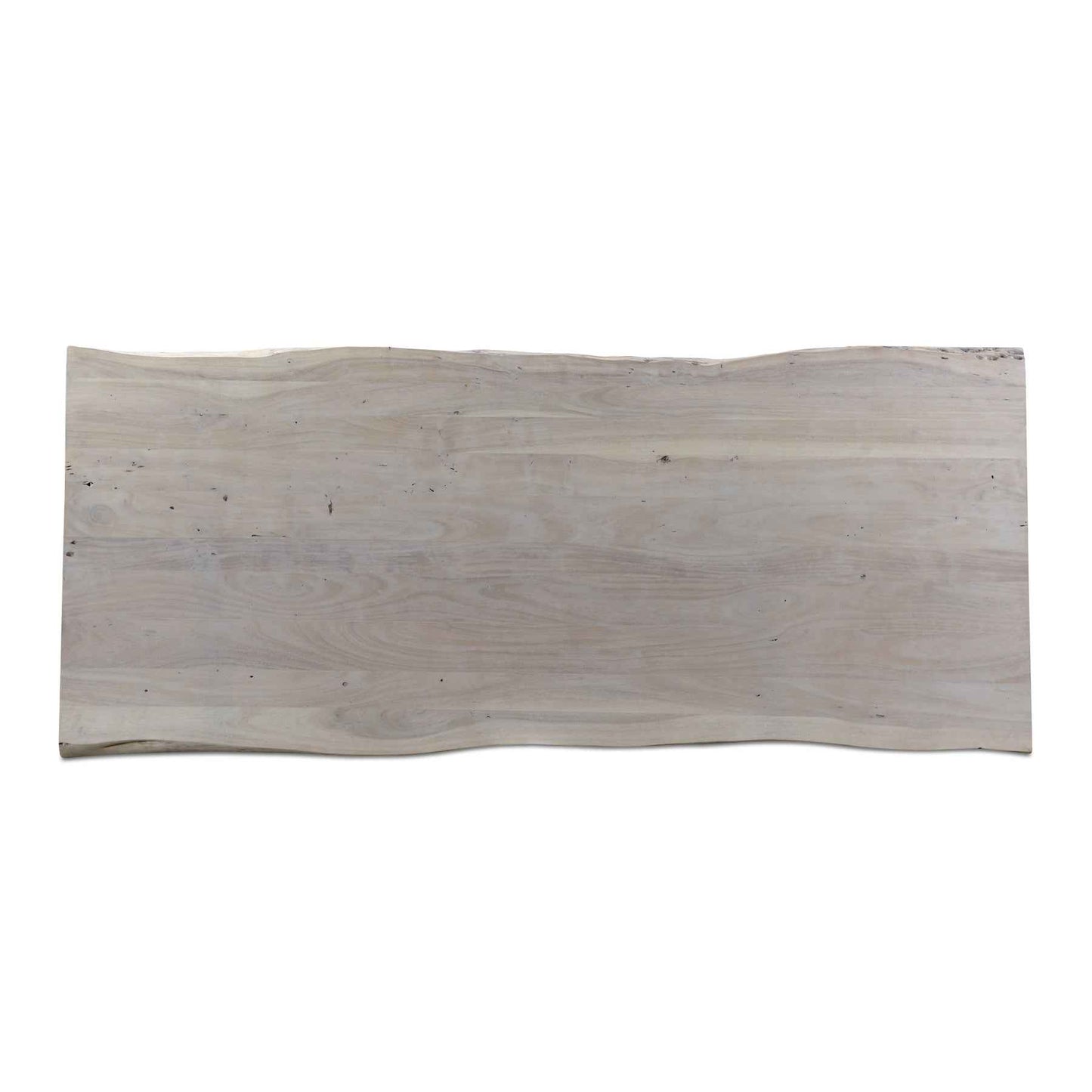 EVANS WHITEWASH LIVE-EDGE DINING TABLE