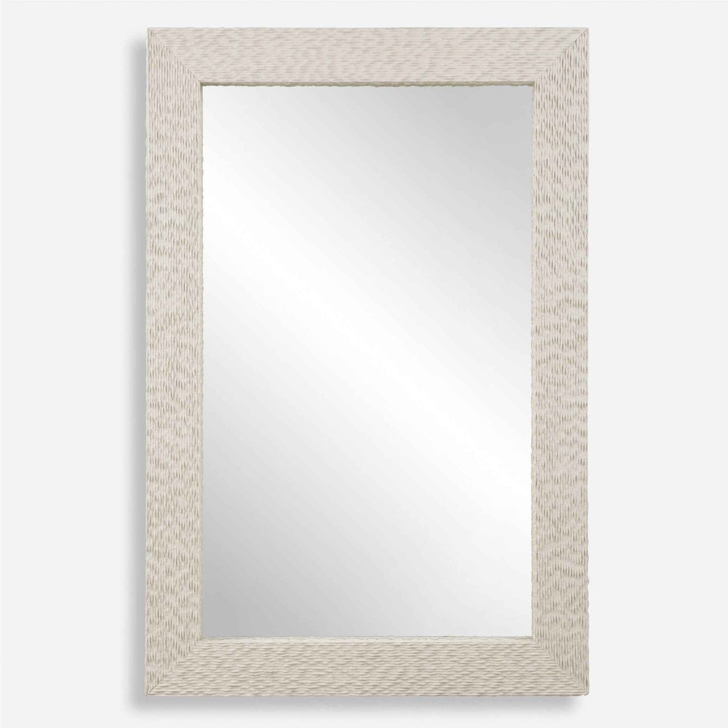 EVERETT IVORY STONE MIRROR