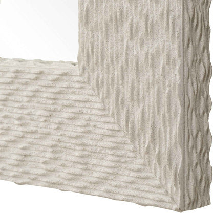 EVERETT IVORY STONE MIRROR