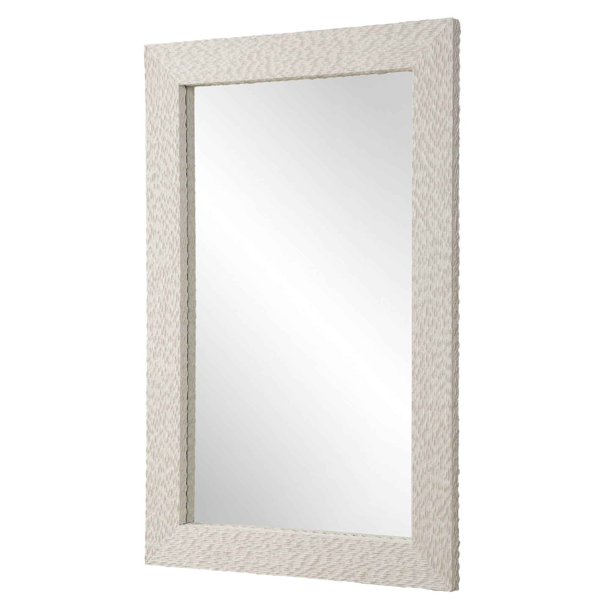 EVERETT IVORY STONE MIRROR